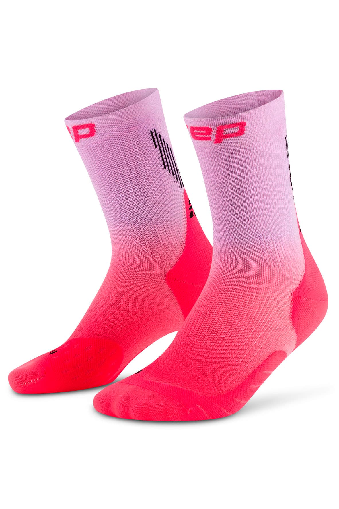 Vysoké ponožky GRADIENT pánské pink/lilac fade