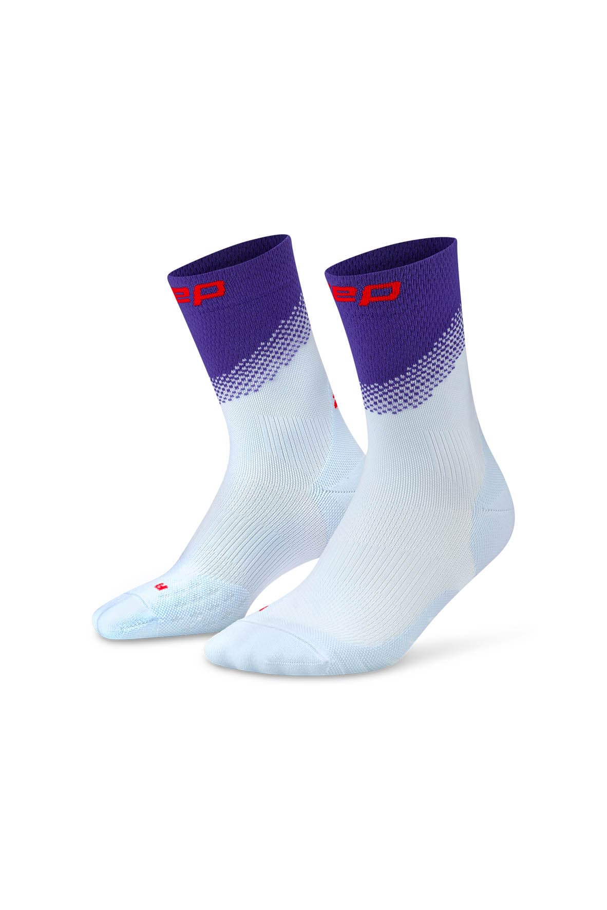 Vysoké ponožky EDT. SPLIT dámské light blue