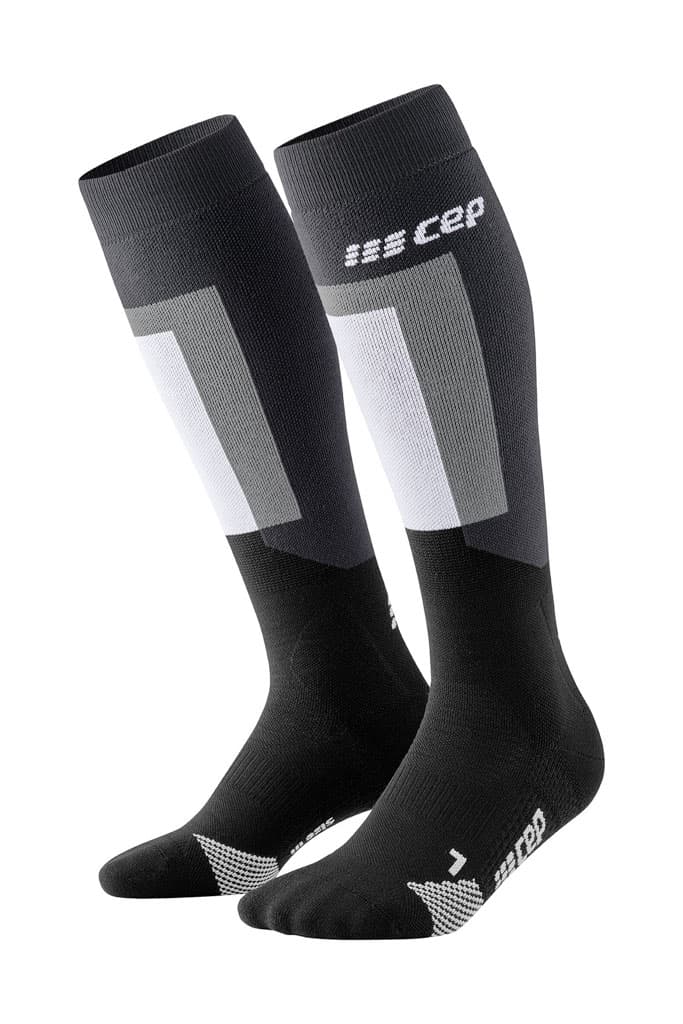 Lyžařské podkolenky TERMO dámské black/grey