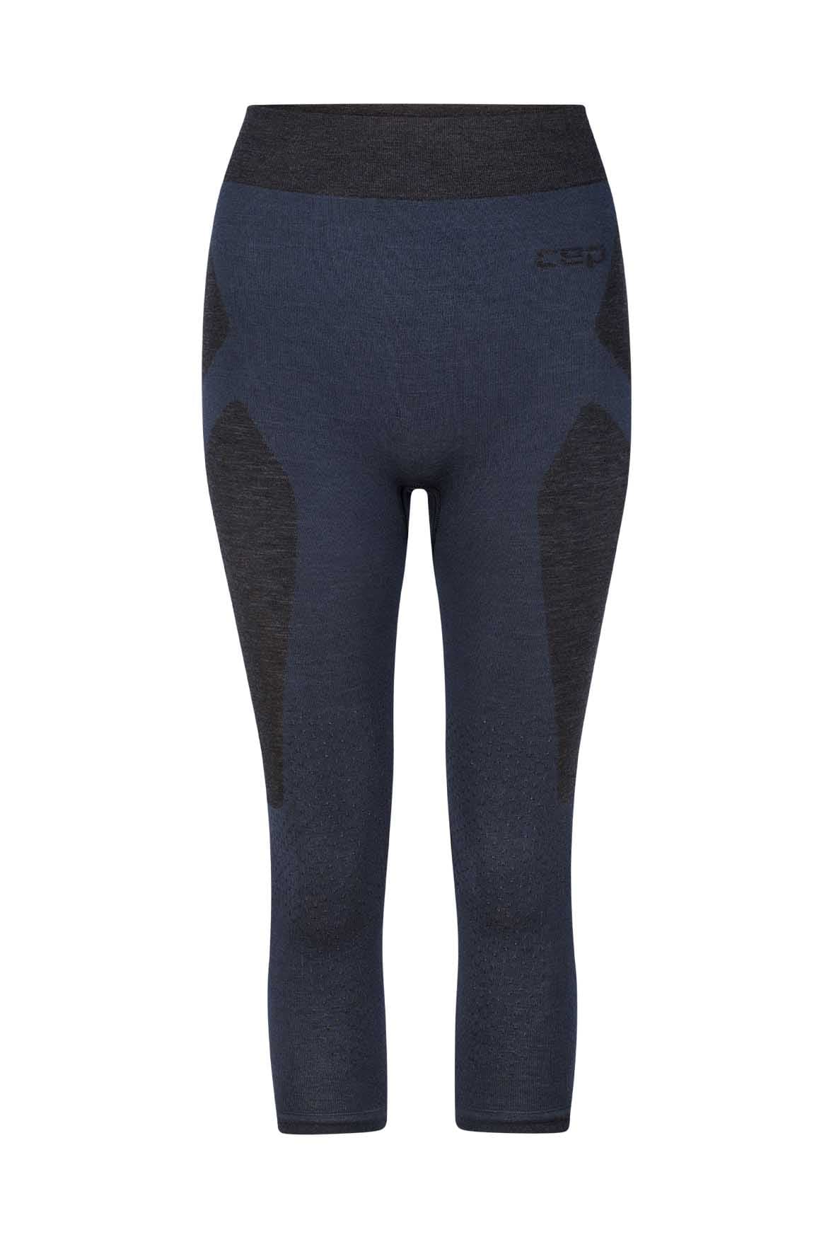 3/4 lyžařské kalhoty MERINO BASE 2.0 dámské black