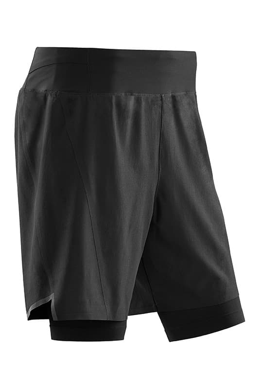 Běžecké šortky 2 v 1 (3.0) pánské black/black
