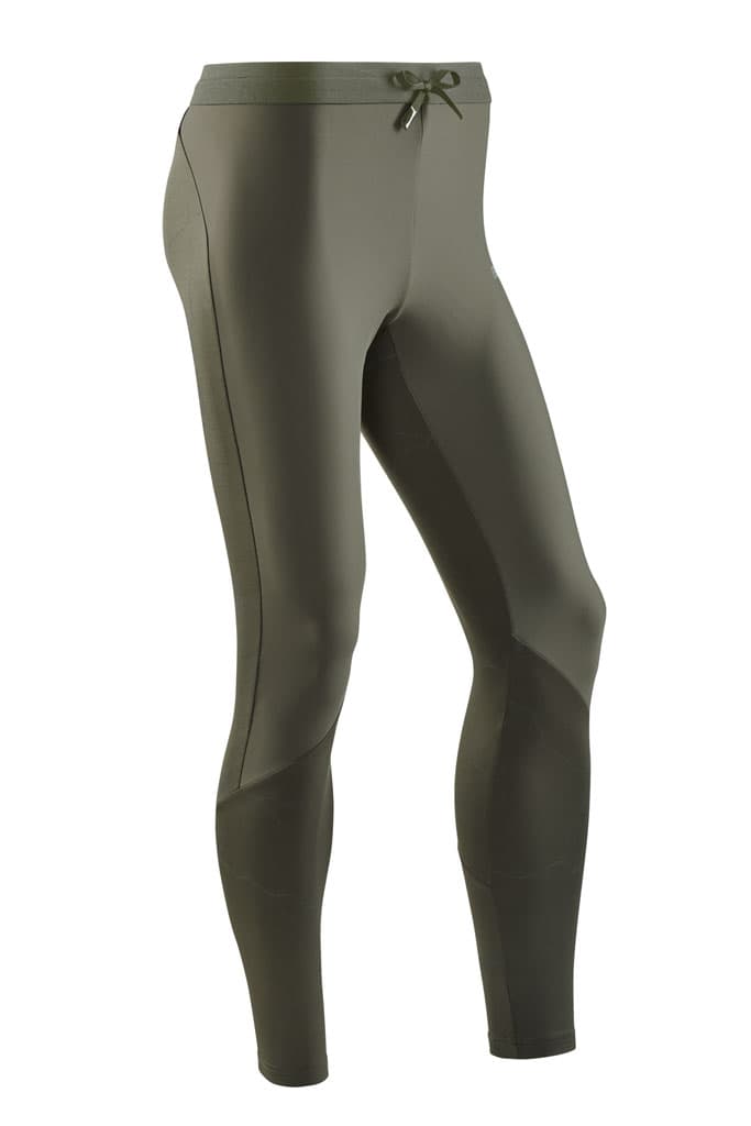 Běžecké kalhoty REFLECTIVE pánské dark green