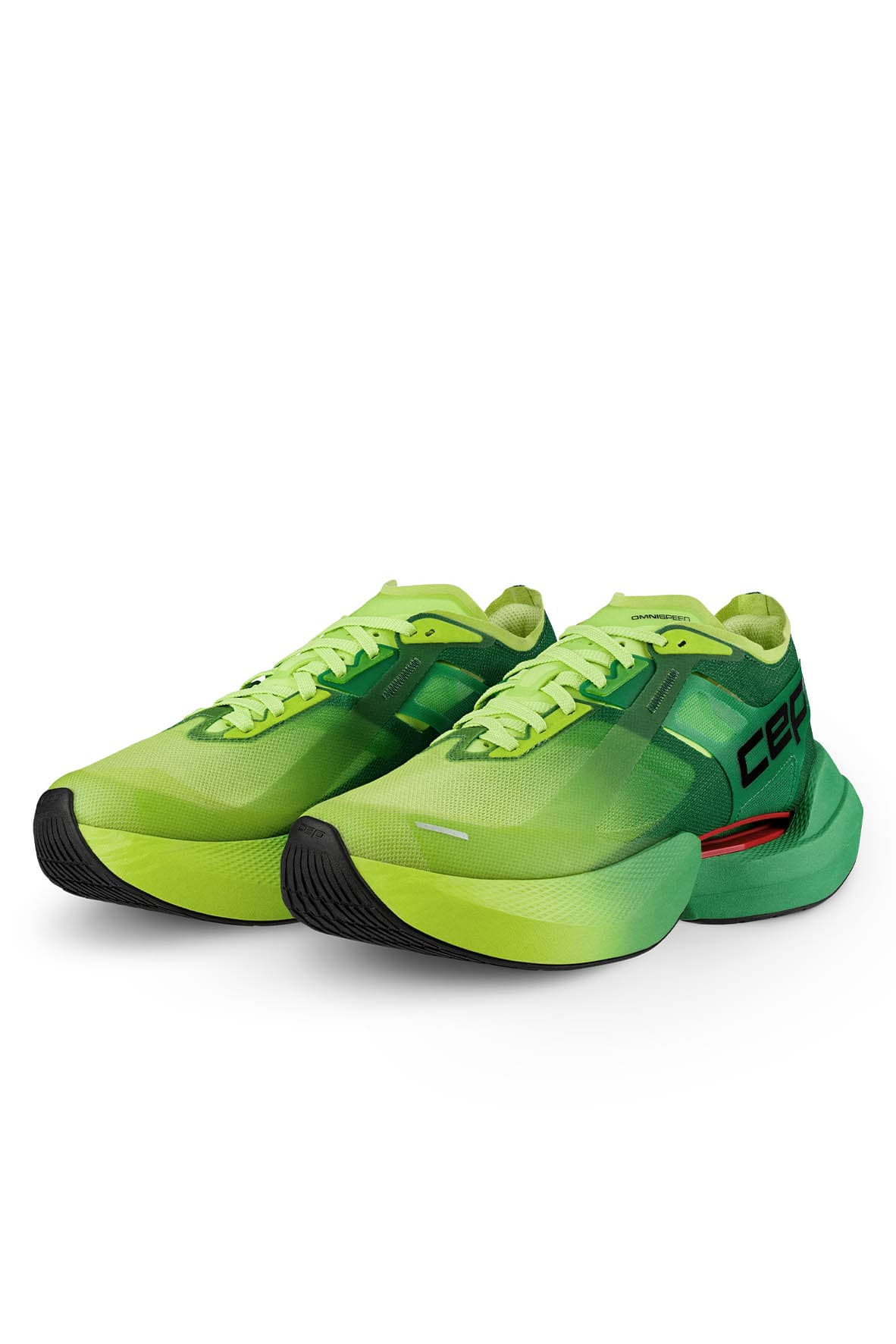 Běžecké boty OMNISPEED BOWTECH - dámské dámské green/lime fade