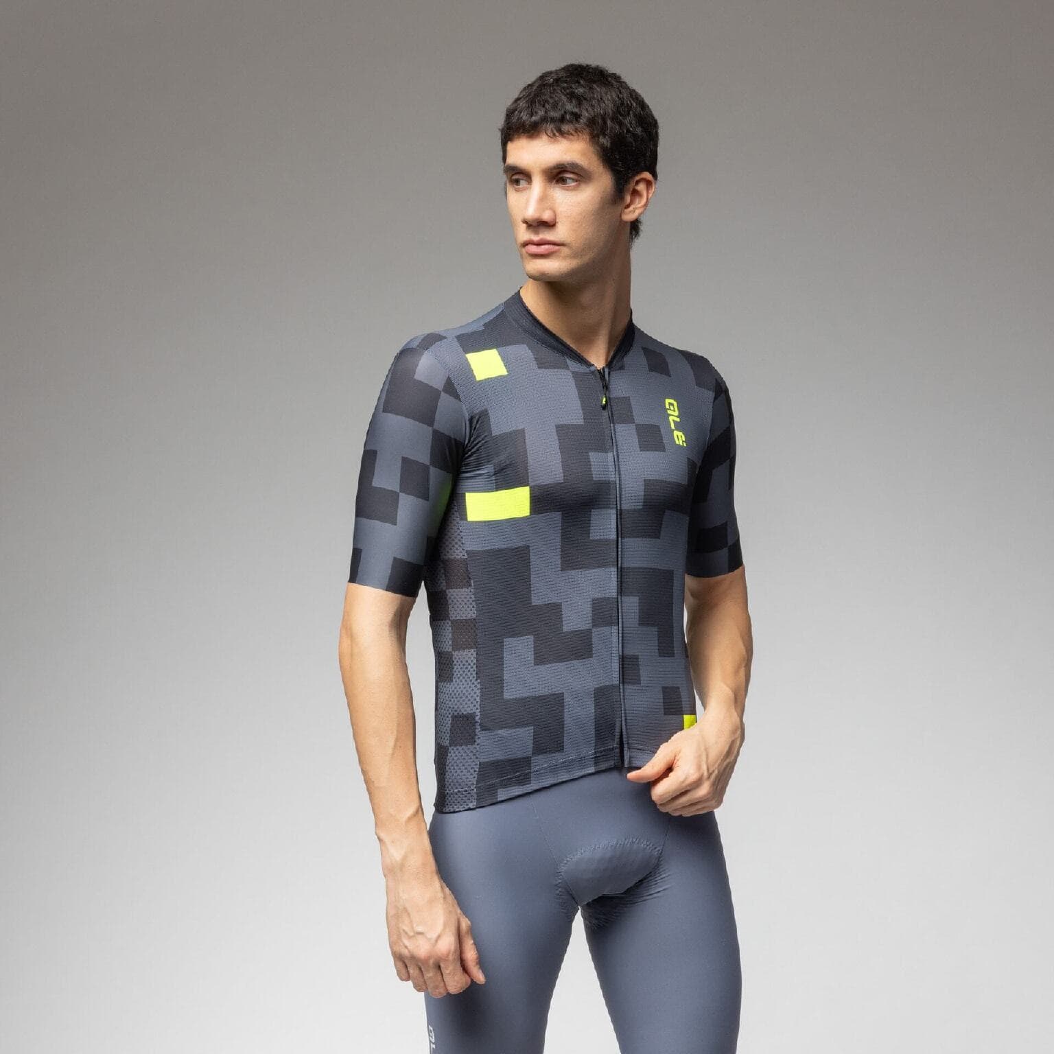 Letní cyklistický dres ALÉ pánský PRAGMA PIXEL