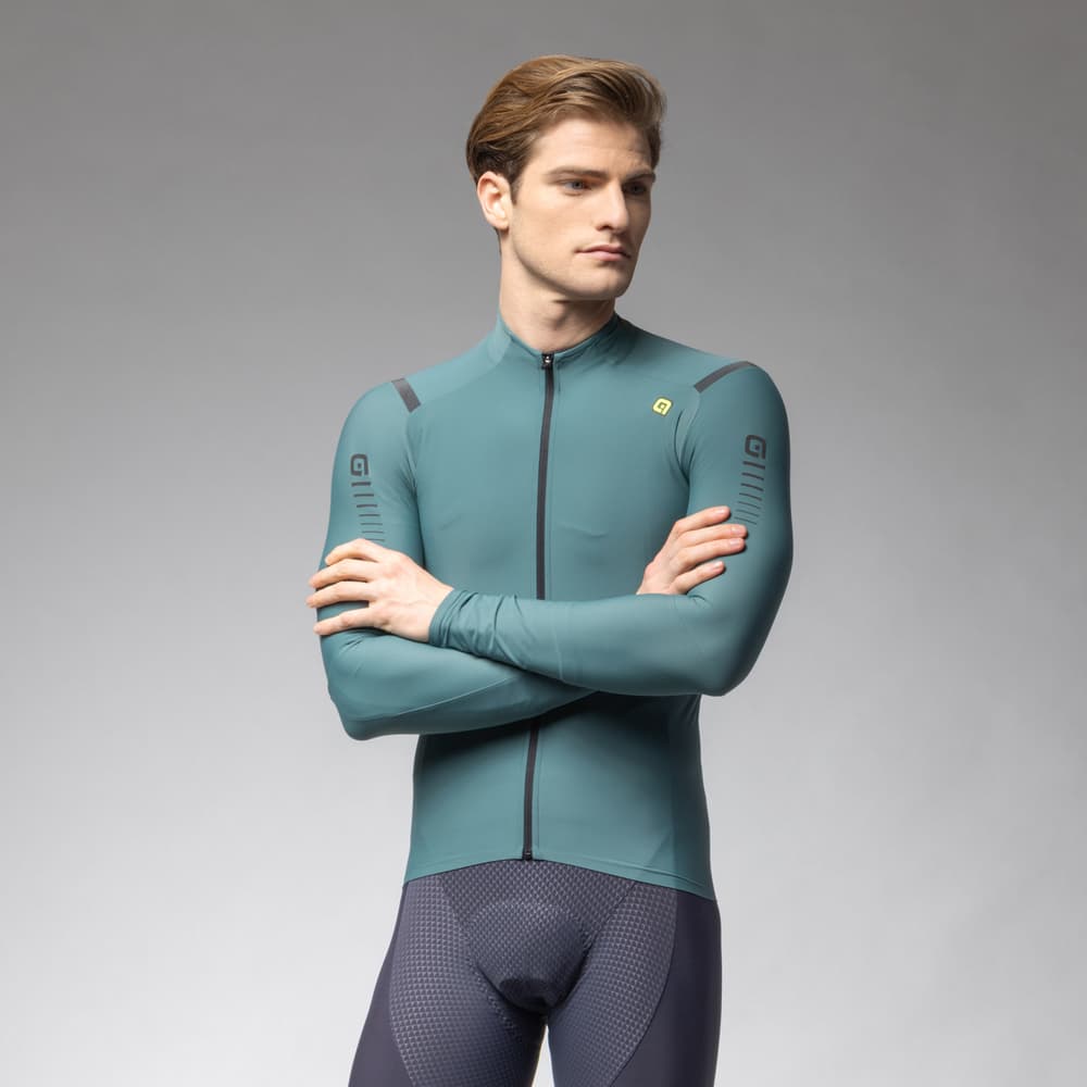 Zateplený cyklistický dres ALÉ pánský R-EV1 WARM RACE