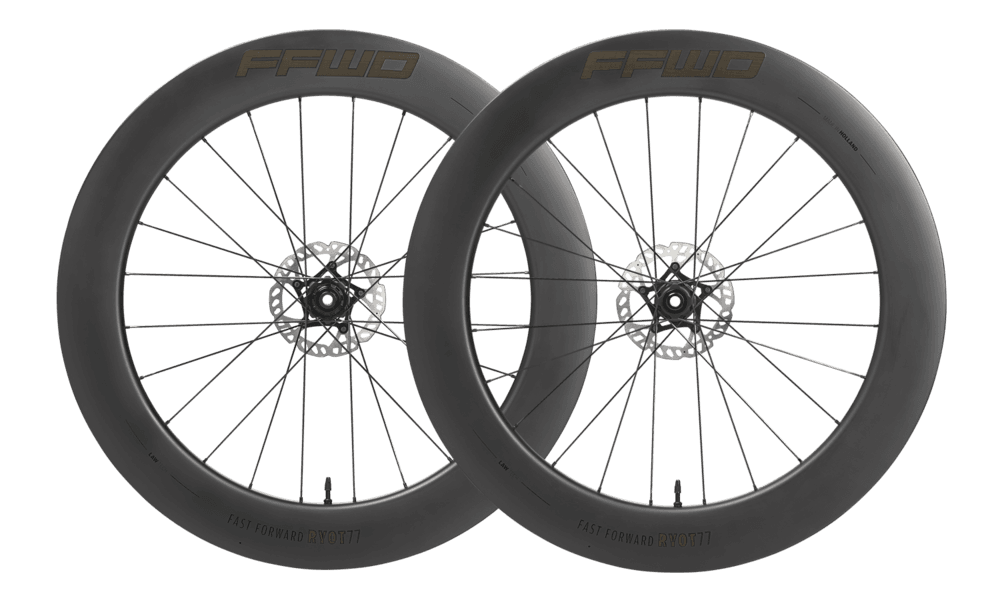 Karbonová kola RYOT77 V2 (77 mm), FFWD N/GAGE 2:1, plášť