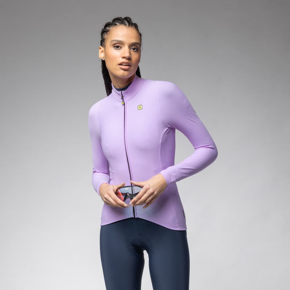 Zateplený cyklistický dres ALÉ dámský R-EV1 WARM RACE 2.0