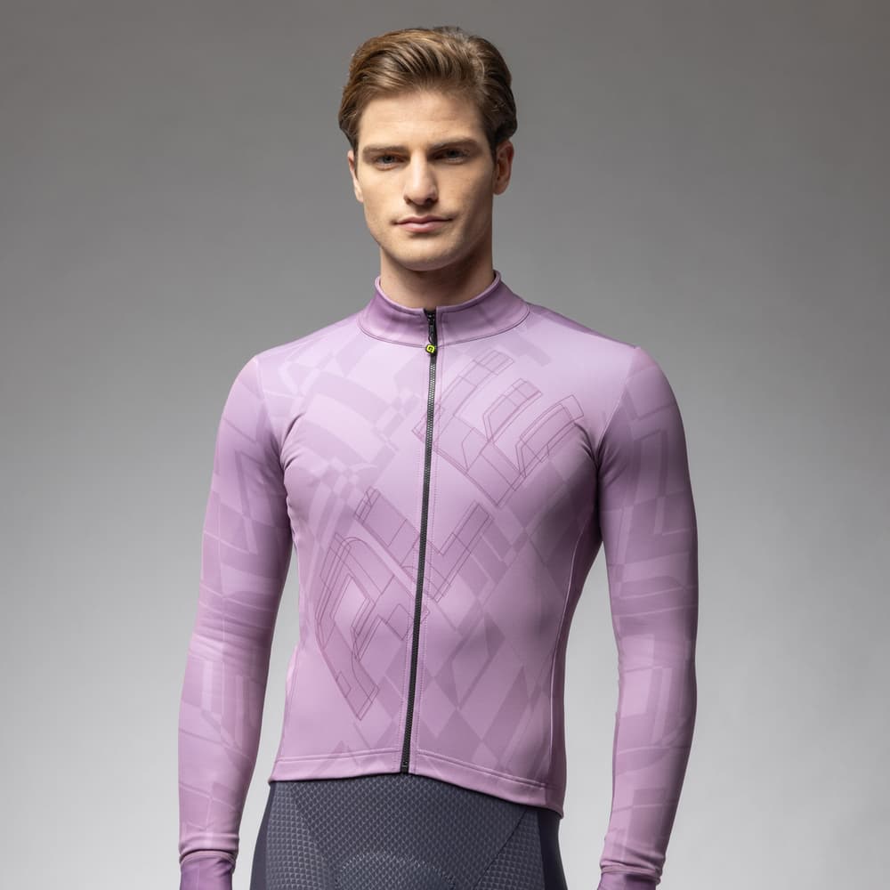 Zateplený cyklistický dres ALÉ pánský PRAGMA SCHEMA