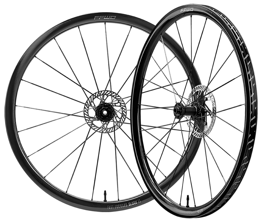 Karbonová kola RAW CS (33 mm), FFWD/CS 2:1, GlossyBlack, plášť