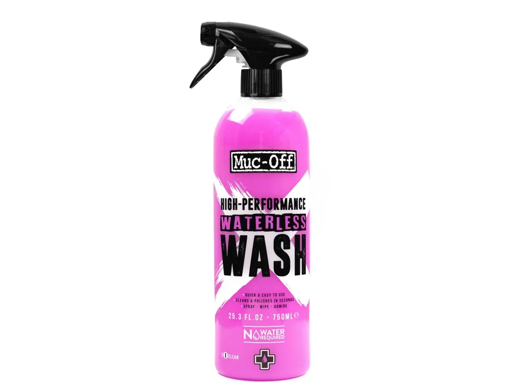 Muc-Off High Performance Waterless Wash – bezoplachový čistič, 750ml