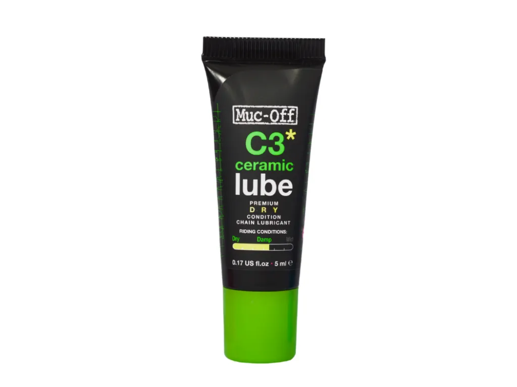 Muc-Off C3 Dry Ceramic Lube – mazivo na řetěz s keramikou do sucha, 5 ml