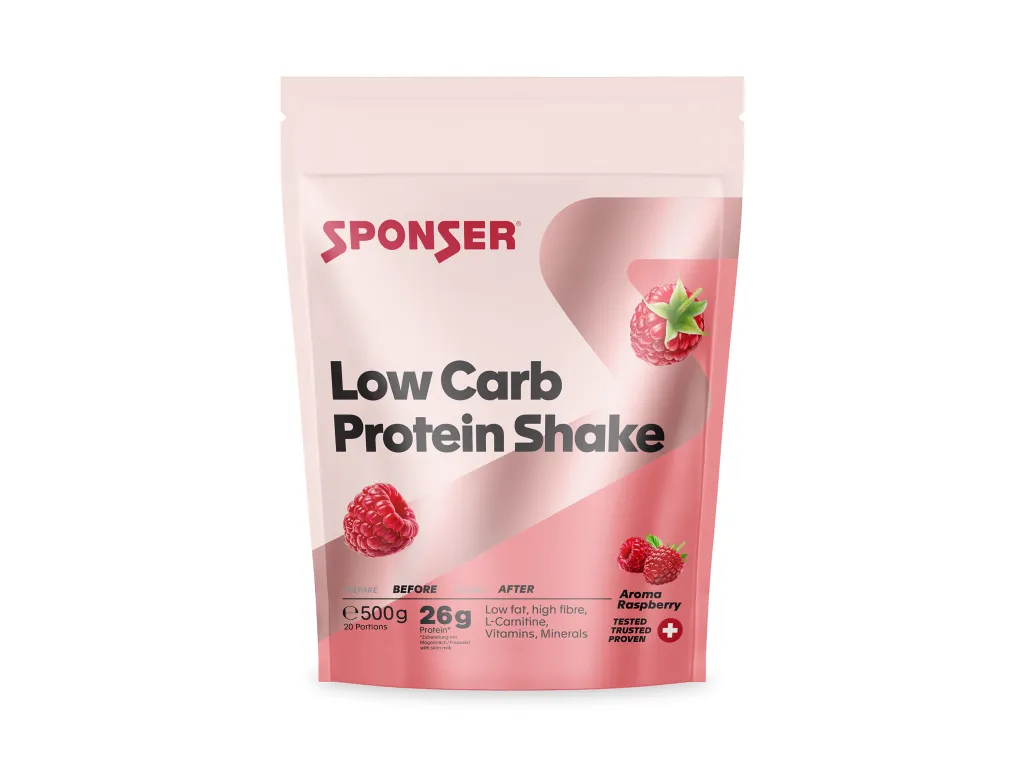 Sponser Low Carb Protein Shake – low carb proteinový nápoj, 500 g