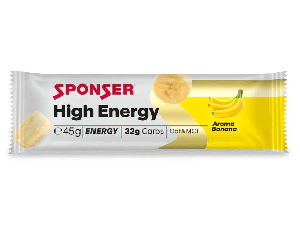 Sponser High Energy Bar 45 g – energetická tyčinka na závody