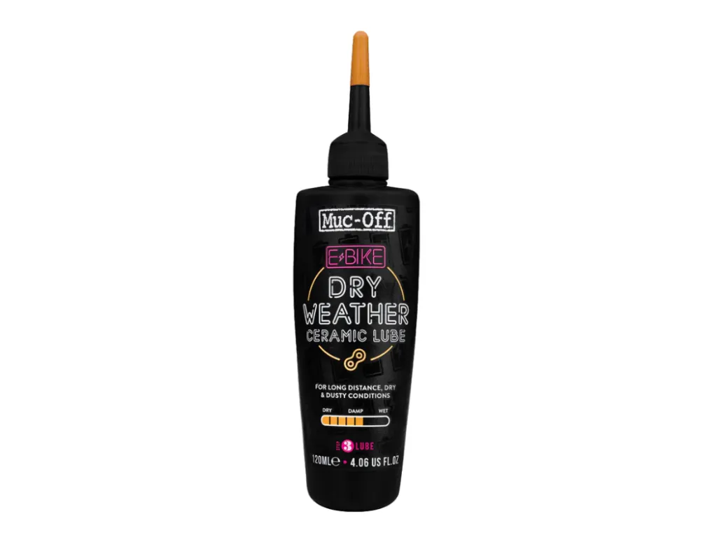 Muc-Off Ebike Ceramic Dry Lube – mazivo s keramikou na řetěz elektrokol do sucha, 120ml