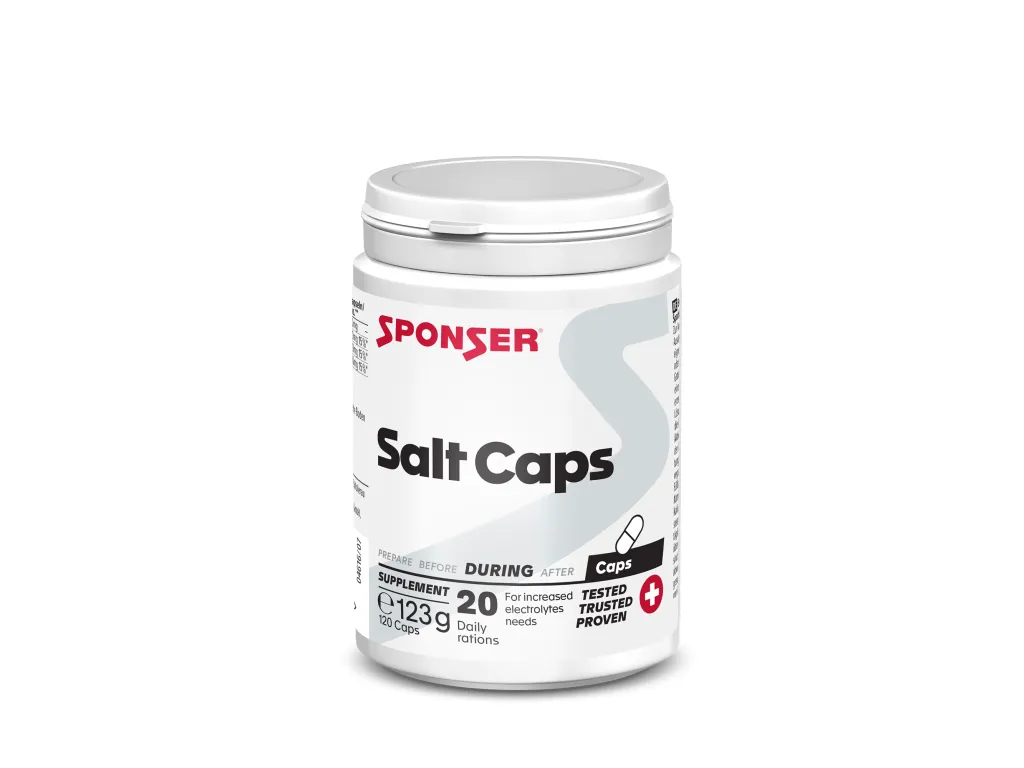 Sponser Salt Caps 120 kapslí – elektrolyty v kapslích bez příchutě