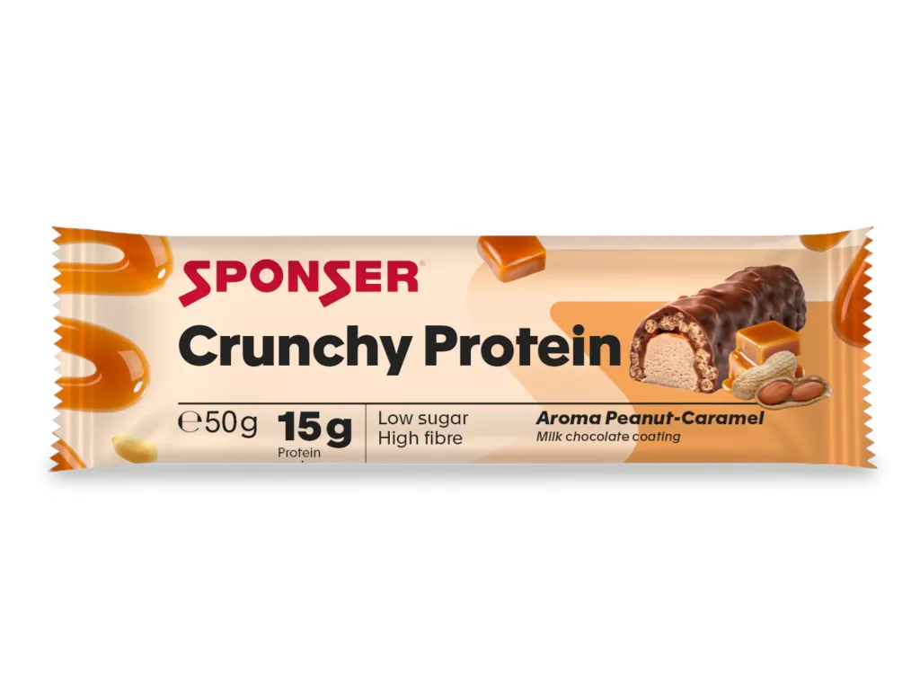Sponser Crunchy Protein Bar 50 g – delikátní proteinová tyčinka