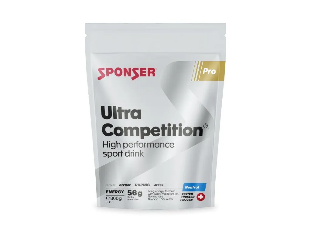 Sponser Ultra Competition Drink Neutral – zásaditý hypotonický nápoj bez příchutě