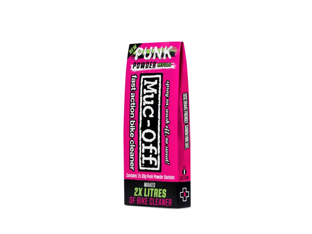 Muc-Off Punk Powder Refills – eko sypký čistič kol, 2ks