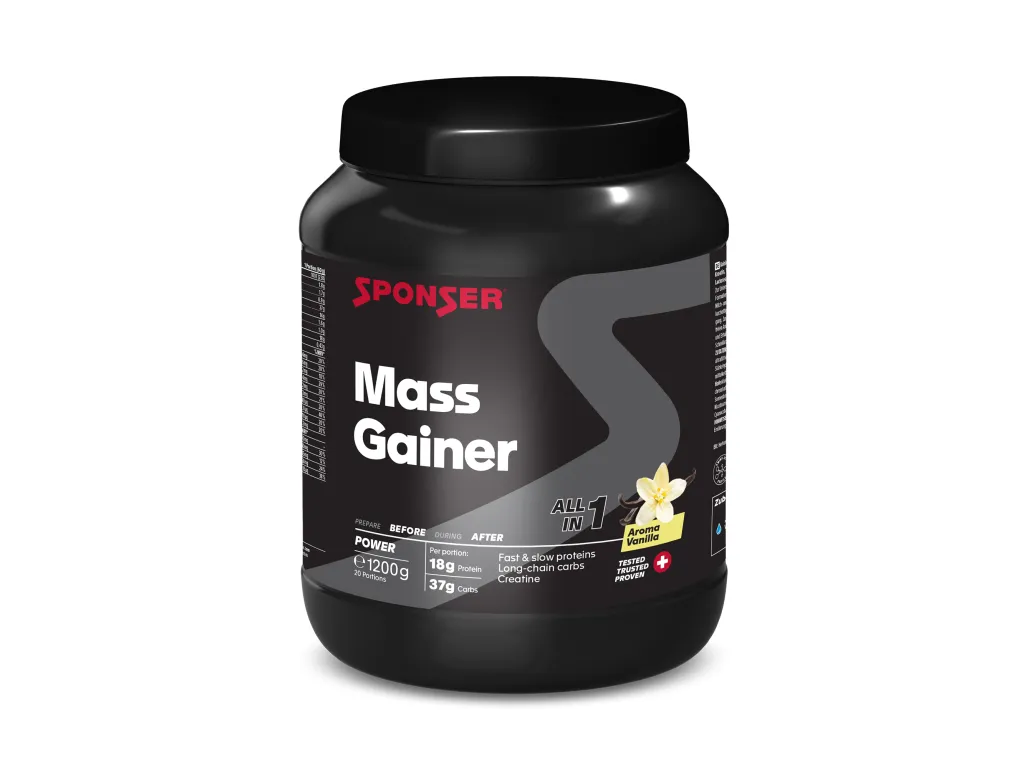 Sponser Mass Gainer 1200 g – gainer pro nabírání svalové hmoty