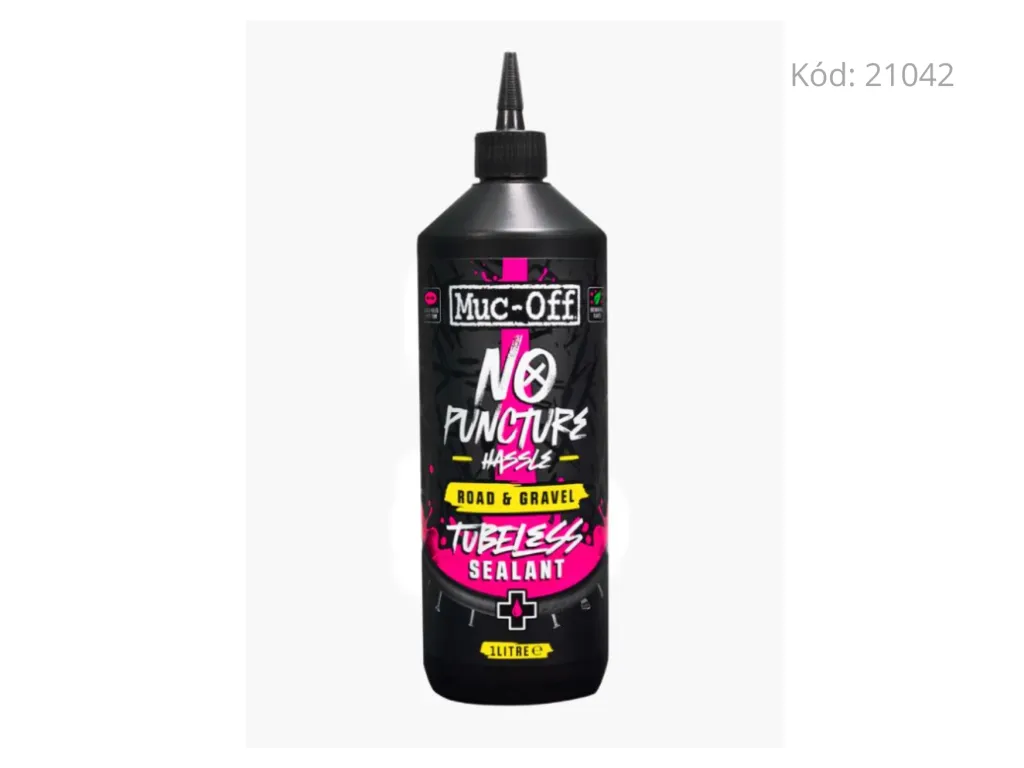 Muc-Off No Puncture Hassle Road & Gravel Sealant – těsnící tmel pro bezdušová kola, 1 L