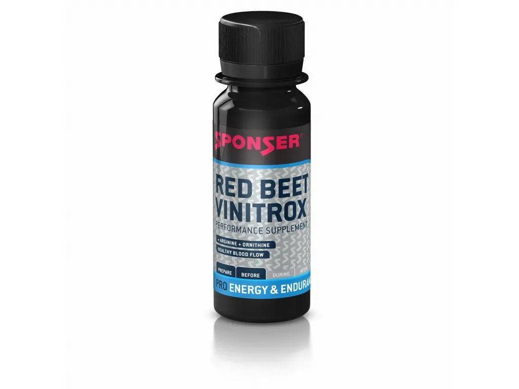 Sponser Red Beet Vinitrox (box 4 x 60 ml) – nO booster z červené řepy
