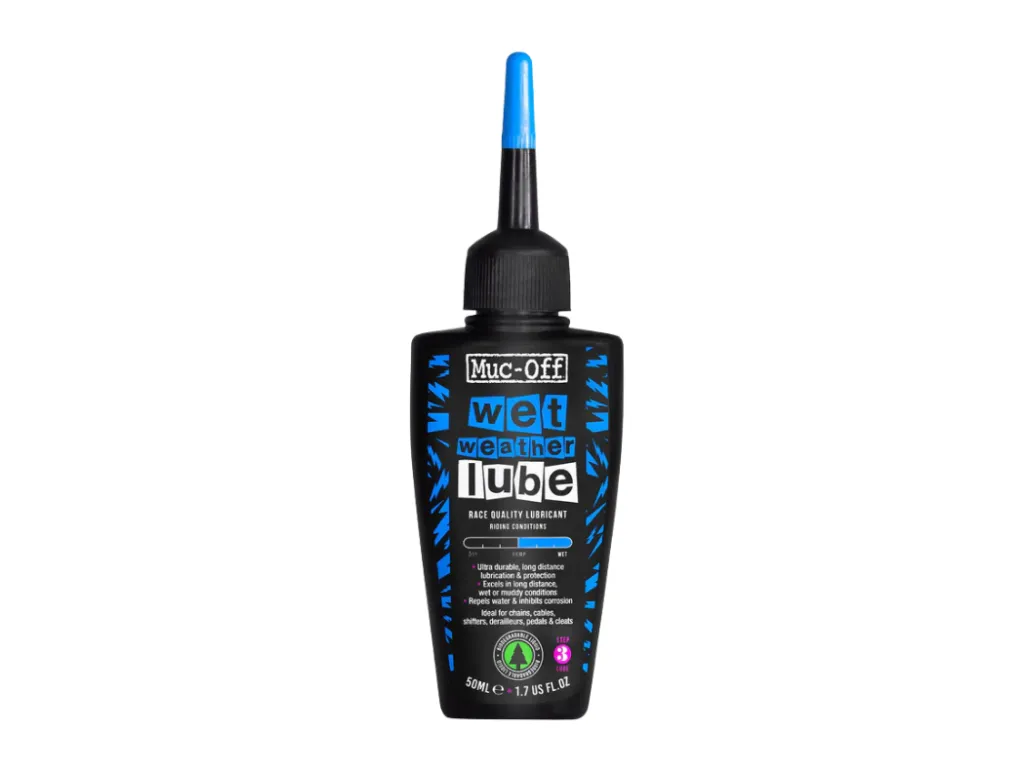 Muc-Off Bio Wet Lube – mazivo na řetěz do mokra, 50 ml