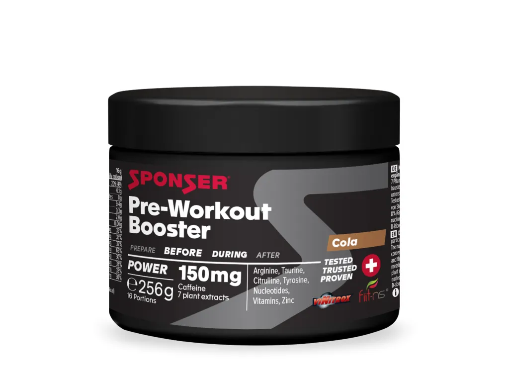 Sponser Pre-Workout Booster 256 g – předtréninkový booster