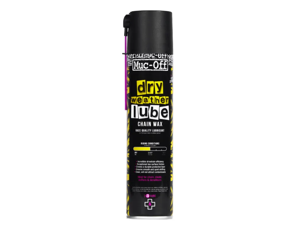 Muc-Off Dry Chain Lube 400 ml – mazivo na řetěz s teflonem do sucha