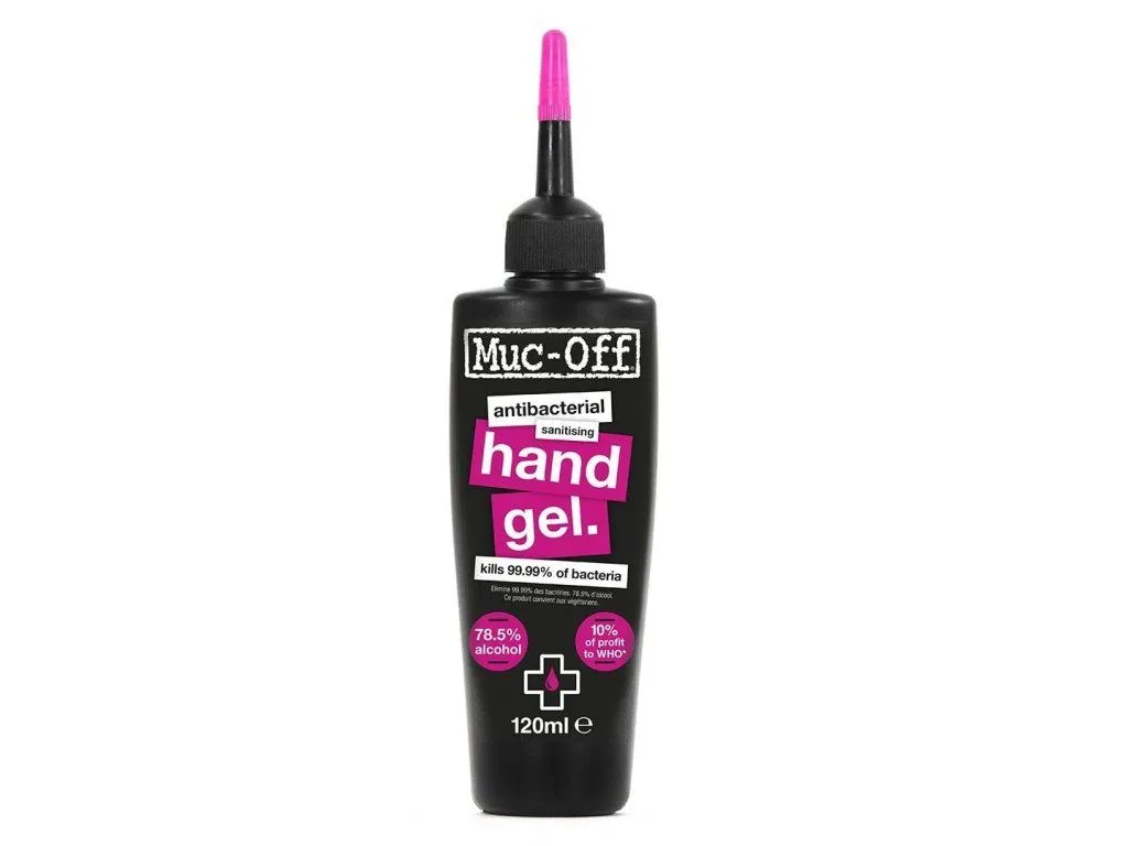 Muc-Off Antibacterial Sanitising Hand Gel – antibakteriální gel, 120 ml