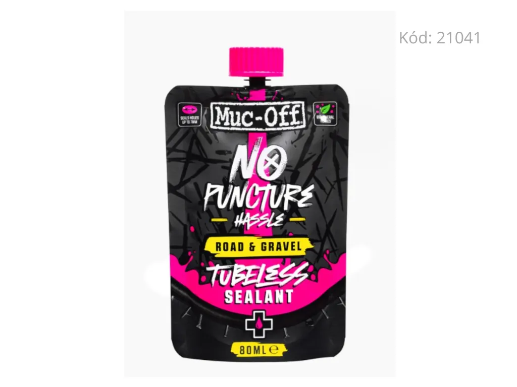 Muc-Off No Puncture Hassle Road & Gravel Sealant – těsnící tmel pro bezdušová kola, 80 ml