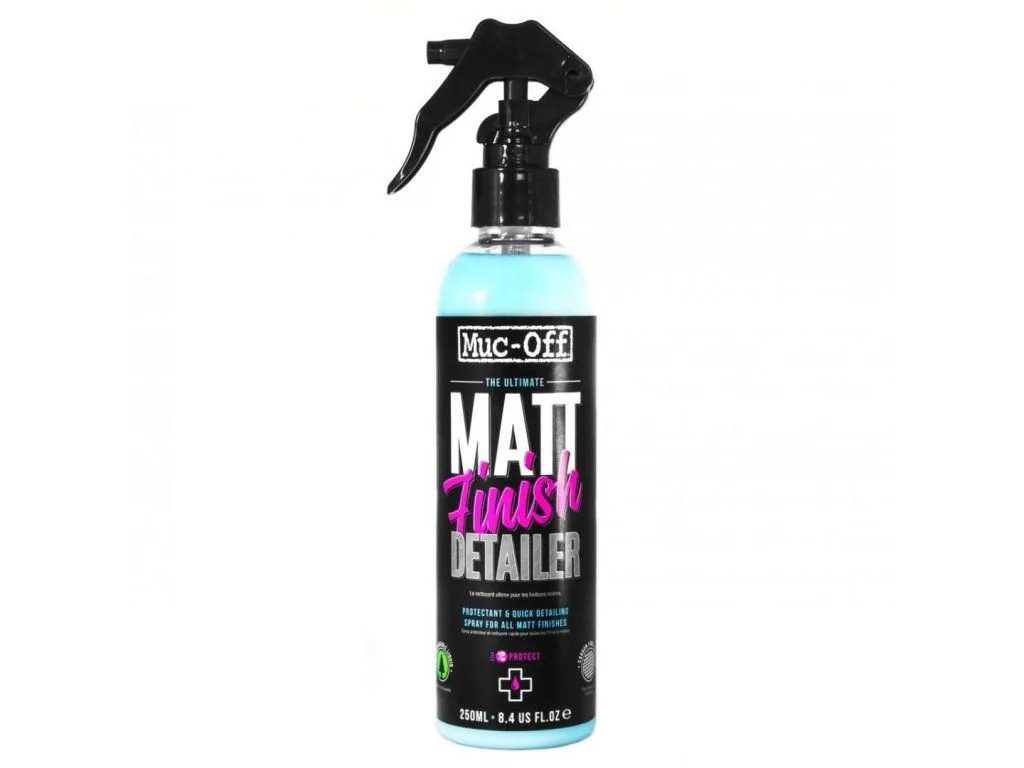 Muc-Off Matt Finish Detailer 250 ml – prostředek na čištění a ochranu matných povrchů