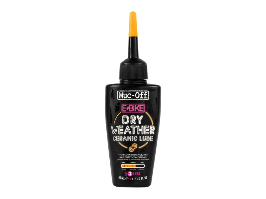 Muc-Off Ebike Ceramic Dry Lube – mazivo s keramikou na řetěz elektrokol do sucha, 50ml