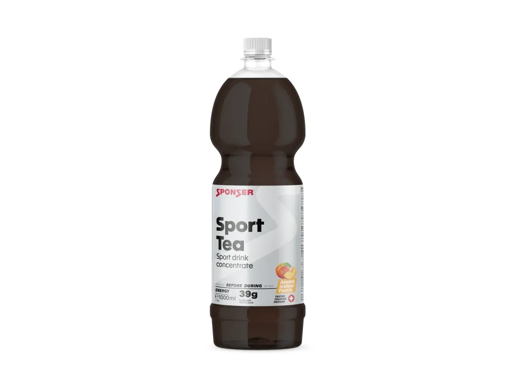 Sponser Sport Tea 1000 ml – hypotonický nápoj s broskvovou příchutí