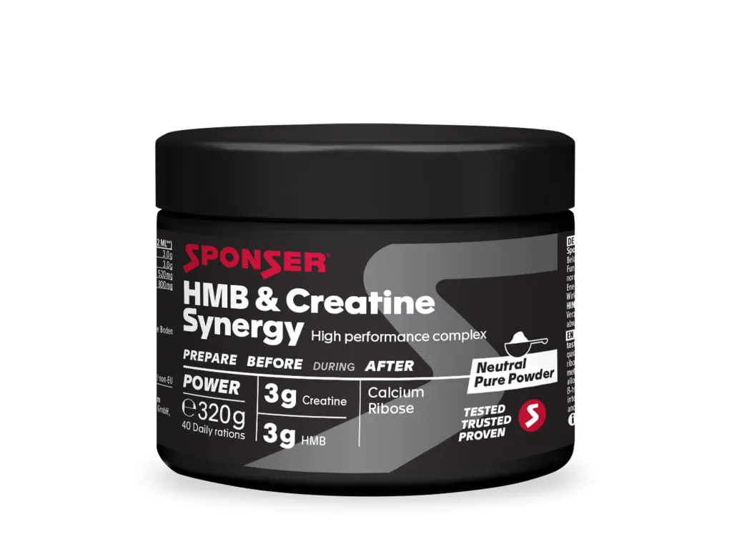 Sponser HMB & Creatine Synergy 320 g – kreatin pro zvýšení síly v prášku