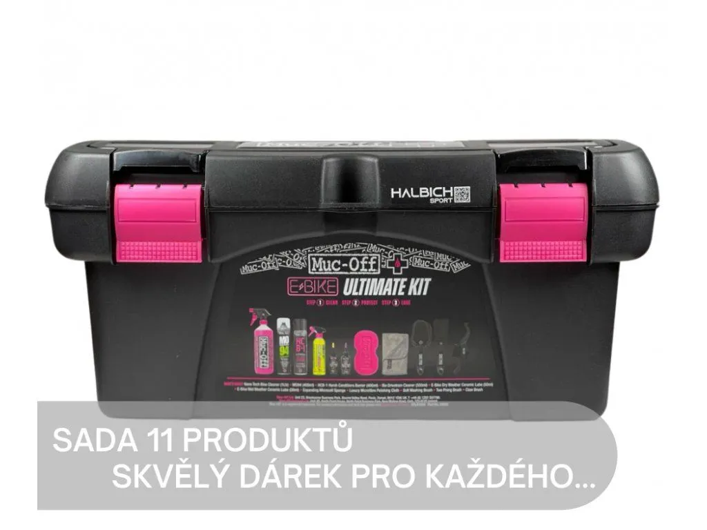 Muc-Off Ebike Ultimate Kit – sada péče o elektrokolo v praktickém kufříku