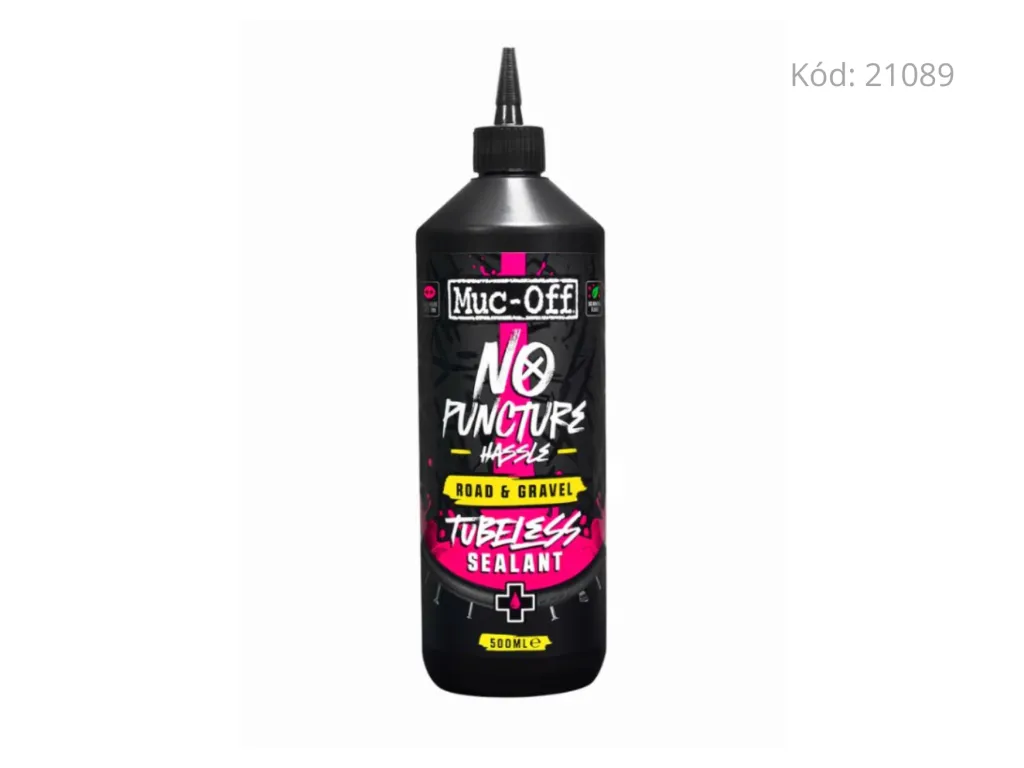 Muc-Off No Puncture Hassle Road & Gravel Sealant – těsnící tmel pro bezdušová kola, 500 ml