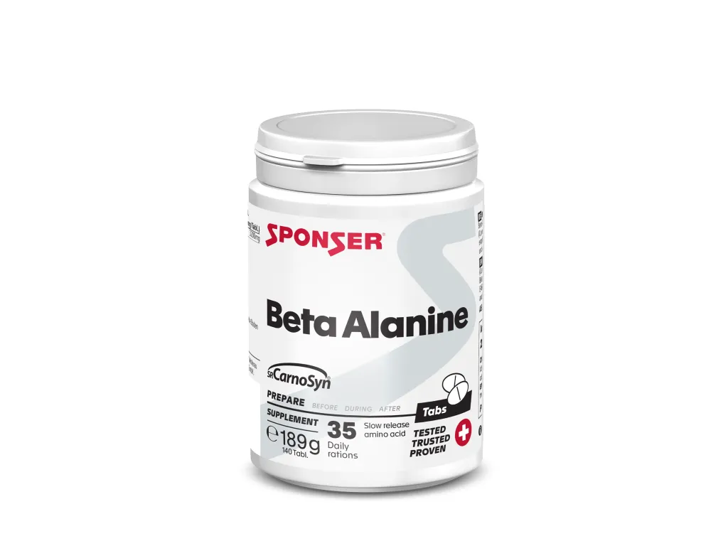 Sponser Beta Alanine 140 tablet – beta-alanin: vyrovnávání laktátu ve svalech