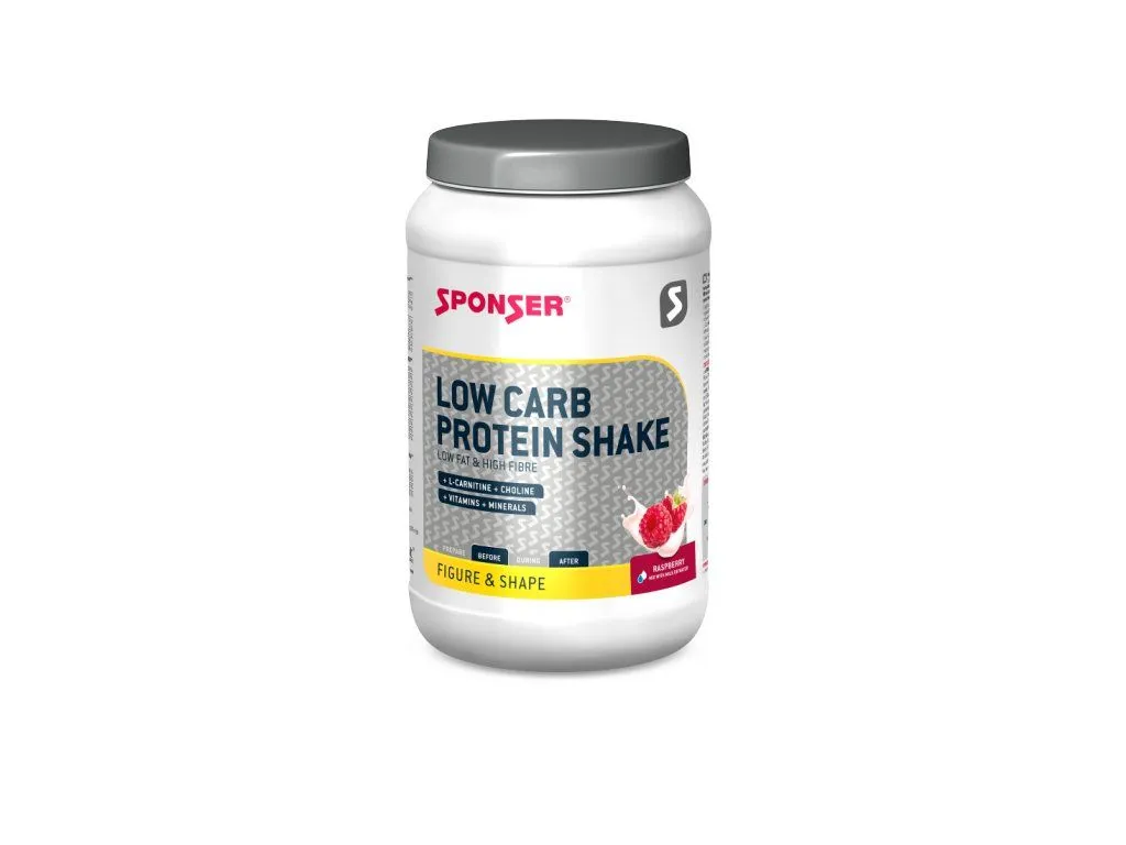 Sponser Low Carb Protein Shake – low carb proteinový nápoj, Raspberry, 550 g
