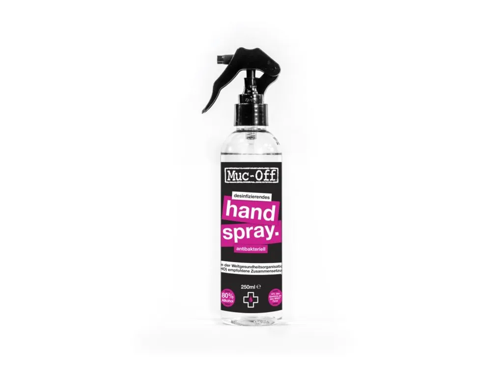 Muc-Off Antibacterial Sanitising Hand Spray – antibakteriální sprej, 500 ml