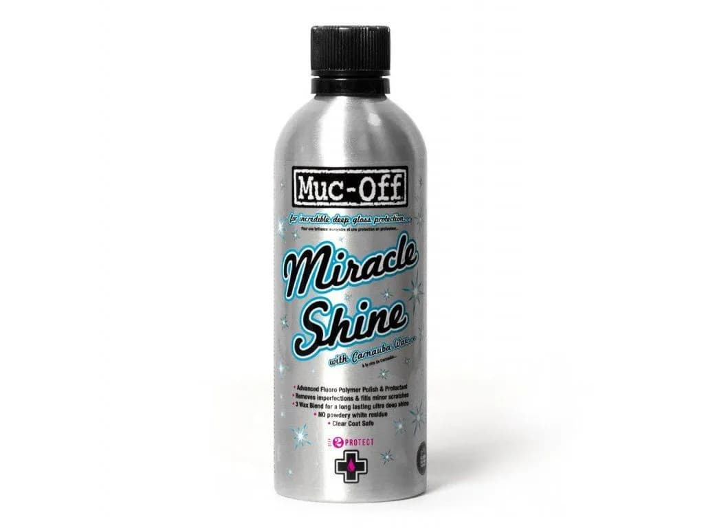 Muc-Off Miracle Shine Polish 500 ml – leštěnka pro dlouhotrvající lesk