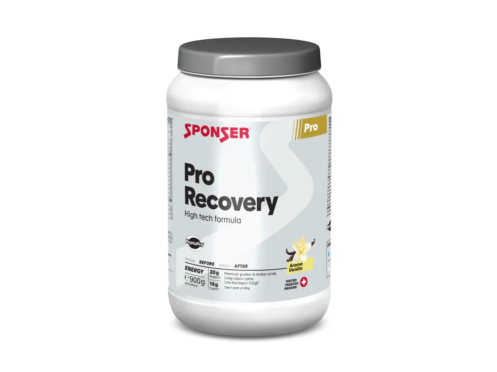 Sponser Pro Recovery – špičkový regener, Vanilla, 900 g