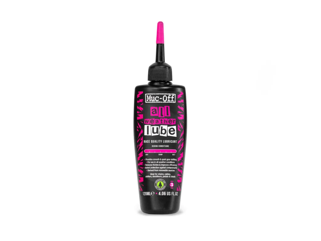 Muc-Off Bio All Weather Lube – mazivo na řetěz do všech podmínek, 120ml