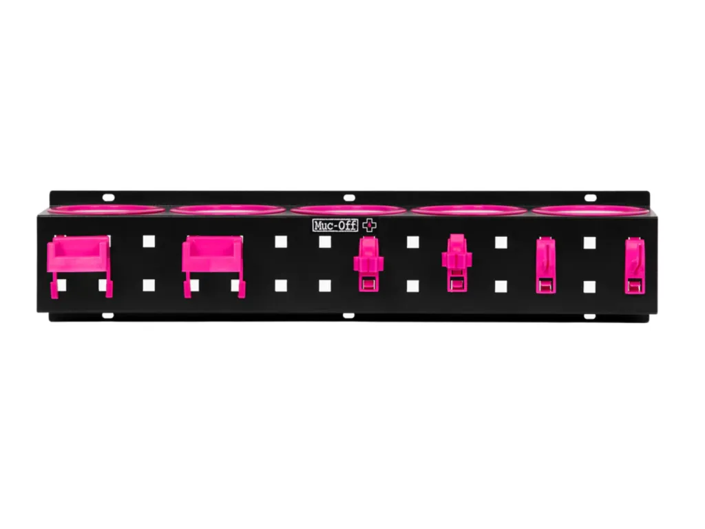 Muc-Off Bottle And Detailing Storage Rack – organizér na lahve a detailingové příslušenství
