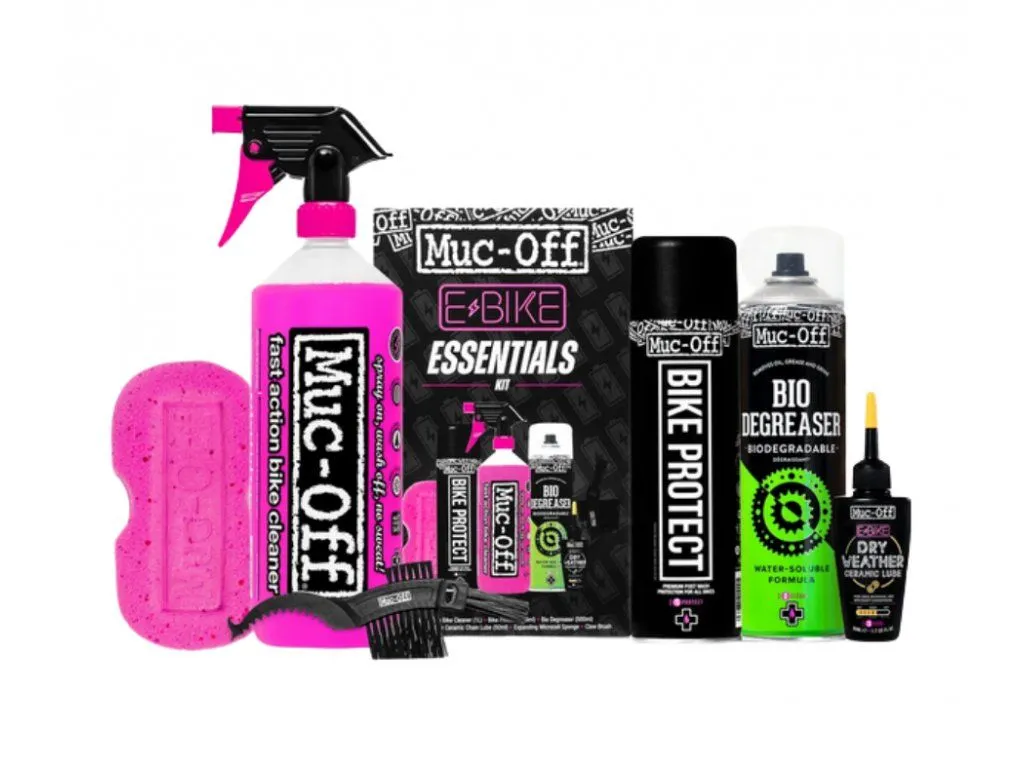 Muc-Off Ebike Essentials Kit – sada na čištění a ochranu elektrokol v dárkovém balení