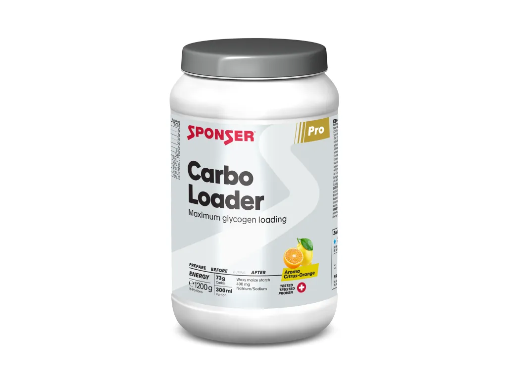 Sponser Carbo Loader – doplnění zásob glykogenu, Citrus-Orange, 1200 g