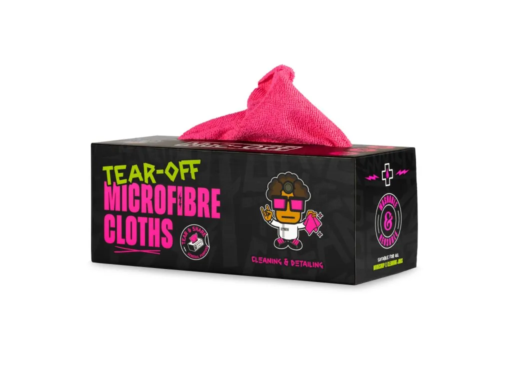 Muc-Off Tear Off Microfibre Cloth – role utěrek z mikrovlákna