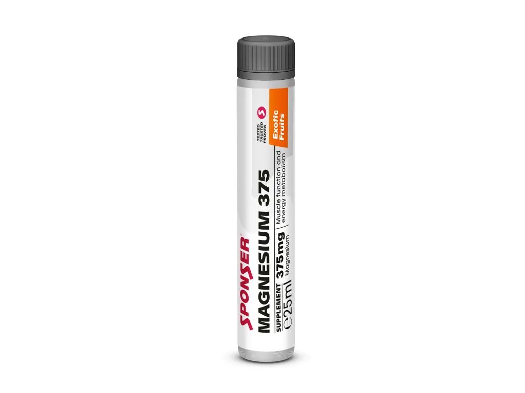 Sponser Magnesium 375 (ampule 25 ml) – tekutý hořčík proti křečím