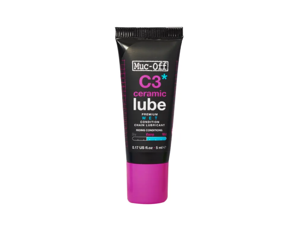 Muc-Off C3 Wet Ceramic Lube – mazivo na řetěz s keramikou do mokra, 5 ml