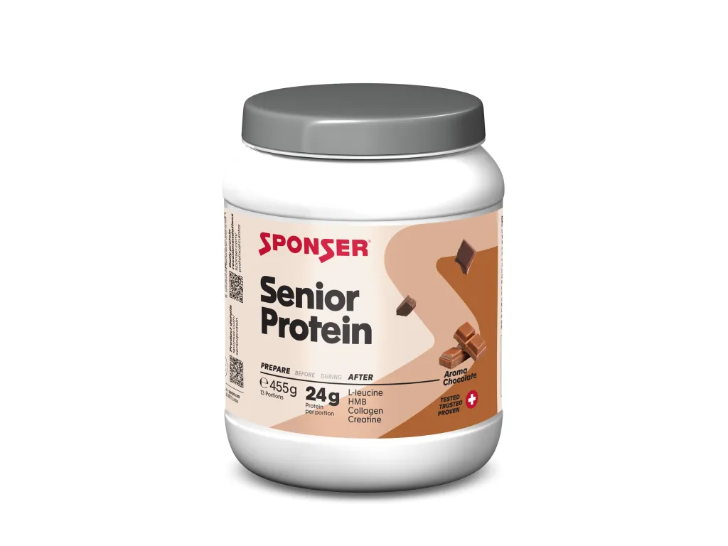 Sponser Senior Protein 455 g – proteinový nápoj s kolagenem
