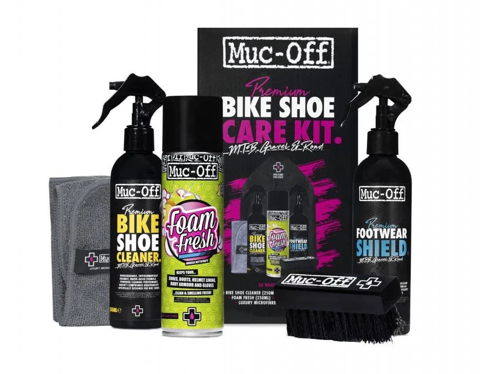 Muc-Off Premium Bike Shoe Care Kit – prémiová sada pro péči o cyklistické boty